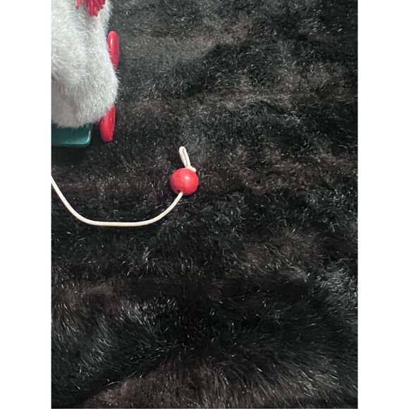 VINTAGE DAKIN STUFFED ANIMAL PLUSH ~ ELEPHANT PULL TOY - Picture 5 of 5